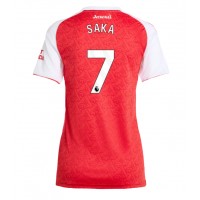 Stroje piłkarskie Arsenal Bukayo Saka #7 Koszulka Podstawowej dla damskie 2025-26 Krótki Rękaw